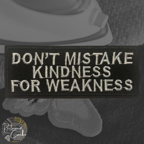 Kindness for Weakness Iron On Patch - Picture 1 of 3